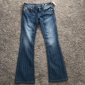 Women’s low rise flare jeans